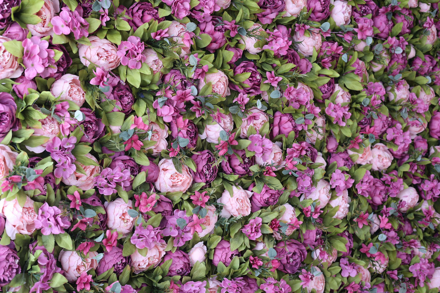 CB-001 Luxurious purple rose custom flower wall